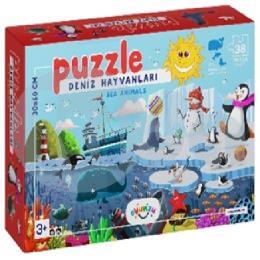 Deniz Hayvanları Puzzle (Okul Öncesi)