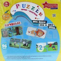 Beceri Dünyası -Puzzle - Hayvanlar (3+ Yaş)