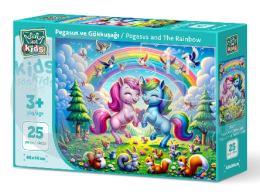 Art Çocuk Pegasus Ve Gökkuşağı 25 Parça Puzzle