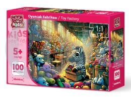 Art Çocuk Oyuncak Fabrikası 100 Parça Puzzle