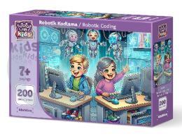 Art Çocuk Robotik Kodlama 200 Parça Puzzle