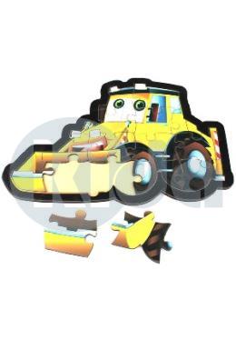 Dozer Puzzle - Ahşap