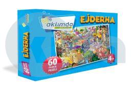 60 Parça Puzzle Ejderha