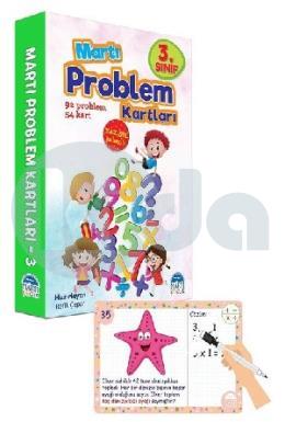 3.Sınıf Problem Kartları-Yaz Sil Kalemli