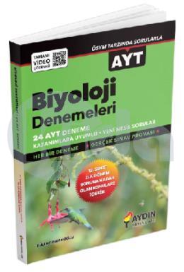 Aydın Ayt Biyoloji 24 Deneme (2023 Özel)