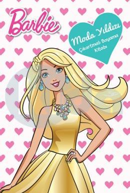 Barbie Moda Yıldızlı Çıkartmalı Boyama Kitabı