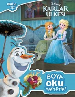 Disney Karlar Ülkesi Olaf’ın İşi Boya Oku Yapıştır