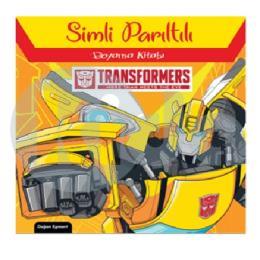 Transformers Simli Parıltılı Boyama Kitabı