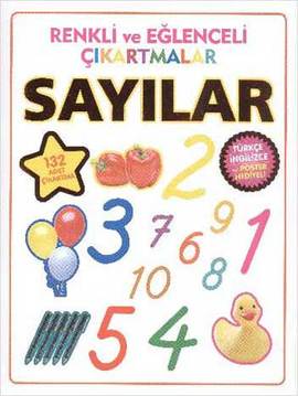 Renkli ve Eğlenceli Çıkartmalar-Sayılar