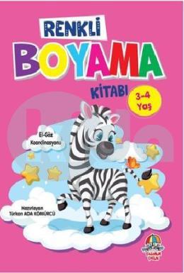 Renkli Boyama Kitabı 3 4 Yaş