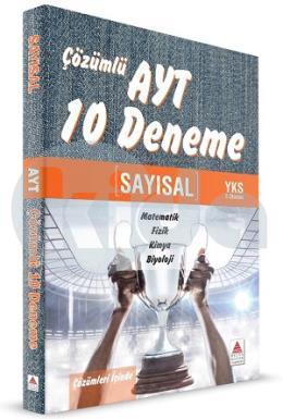 Delta Kültür AYT Sayısal Çözümlü 10 Deneme Matematik-Fizik-Kimya-Biyoloji 2. Oturum