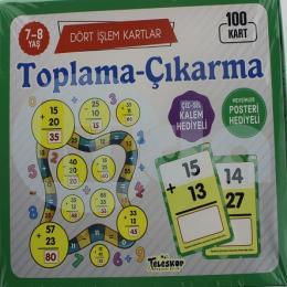 Toplama Çıkarma 7-8 Yaş - Dört İşlem Kartlar