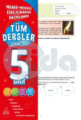 4 Element Tüm Dersler Yaprak Test 5. Sınıf