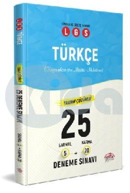 Editör LGS Türkçe 25 Deneme Sınavı