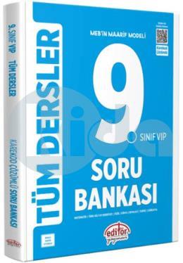 Editör 9. Sınıf VIP Tüm Dersler Soru Bankası