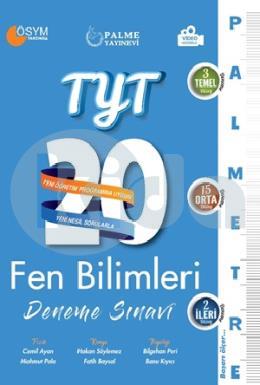 Palme TYT Fen Bilimleri 20 Deneme Sınavı (Palmetre Serisi)