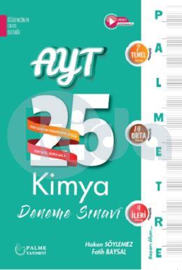 Palme Palmetre AYT Kimya 25 Deneme Sınavı