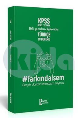 İsem 2020 Farkındaİsem KPSS Genel Kültür Türkçe 20 Deneme