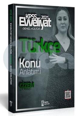 İsem 2021 Evveliyat KPSS Türkçe Konu Anlatımı (İADESİZ)