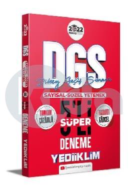 Yediiklim 2022 Prestij Serisi DGS Tamamı Çözümlü Süper 5 Deneme (İADESİZ)