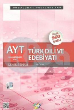 FDD AYT Türk Dili ve Edebiyatı 40x24 Deneme Sınavı