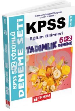 Teorem KPSS 5+2 Deneme Sınavı Eğitim Bilimleri Tamamı Çözümlü