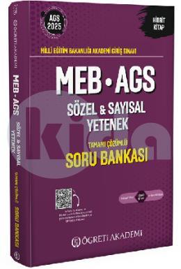 Öğreti Akademi 2025 MEB AGS Soru Bankası Tamamı Çözümlü Sözel Sayısal Yetenek