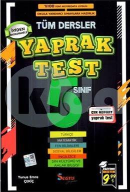 Seans 5. Sınıf Tüm Dersler Yaprak Test