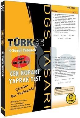 Tasarı DGS Türkçe Yaprak Test