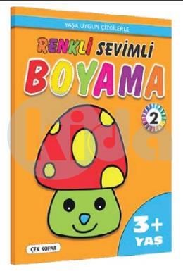 Renkli Sevimli Boyama 2 - 3+ Yaş