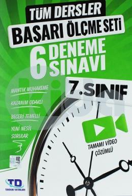 Tandem Tüm Dersler Başarı Ölçme Seti 7. Sınıf 6 Deneme Sınavı (İadesiz)