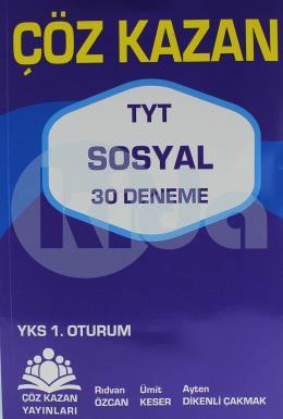 Çöz Kazan YKS TYT 1. Oturum Sosyal 30 Deneme