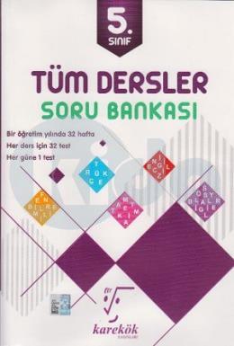 Karekök 5.Sınıf Tüm Dersler Soru Bankası