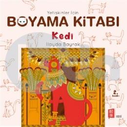 Yetişkinler İçin Boyama Kitabı - Kedi