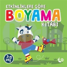 Etkinliklere Göre Boyama Kitabı - Yeşil