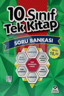 Örnek Akademi 10. Sınıf Tek Kitap Soru Bankası