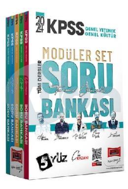 Yargı 2024 KPSS 5Yüz Ekibi GK-GY Tüm Dersler Tamamı Çözümlü Soru Bankası Modüler Set