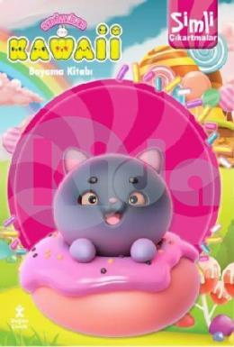 Kawaii Simli Çıkartmalı Boyama Kitabı