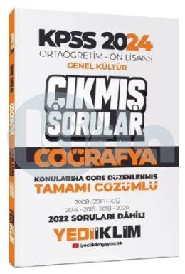 Yediiklim 2024 KPSS Ortaöğretim-Önlisans Coğrafya Konularına Göre Çıkmış Sorular