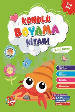 Konulu Boyama Serisi-Yeşil Kitap 5-6 Yaş