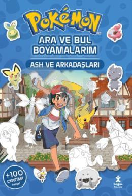 Pokemon Ara ve Bul Boyamalarım Ash ve Arkadaşları