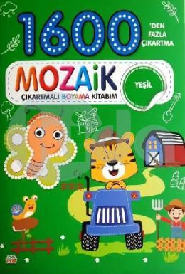 Mozaik Çıkartmalı Boyama Kitabı Yeşil