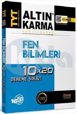 Altın Karma TYT Fen Bilimleri Tamamı Video Çözümlü 10x20 Deneme