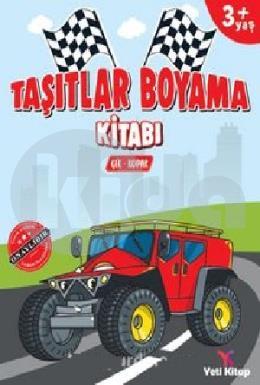 Taşıtlar Boyama Kitabı (3+ Yaş)