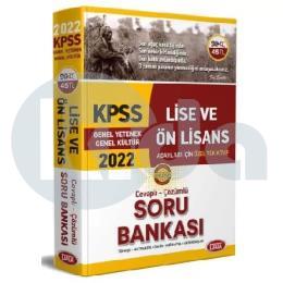 Data 2022 KPSS Lise ve Ön Lisans Cevaplı Çözümlü Soru Bankası (İADESİZ)