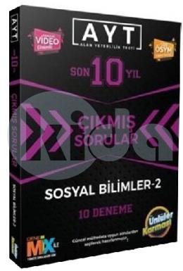 Ünlüler Karması AYT Sosyal Bilimler - 2 Son 10 Yıl Çıkmış Sorular 10 Deneme