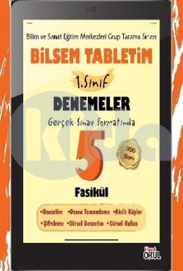 Bilsem Tabletim 1. Sınıf Denemeler 5 Fasikül