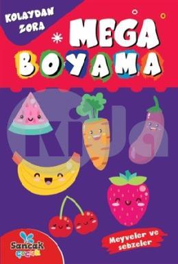 Mega Boyama - Meyveler ve Sebzeler