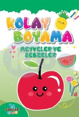 Kolay Boyama - Meyveler ve Sebzeler