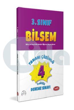 Data Yayınları Bilsem 3. Sınıf Tamamı Çözümlü 4 Fasikül Deneme Sınavı